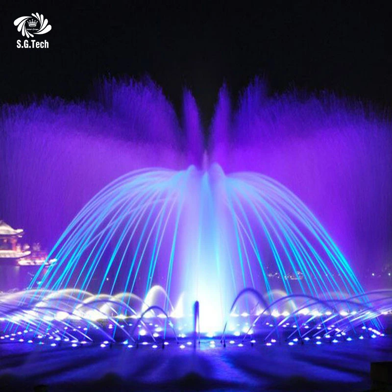 DMX512 LED water fountain, pagbabago ng kulay, pag -sync ng musika, palabas sa labas 1