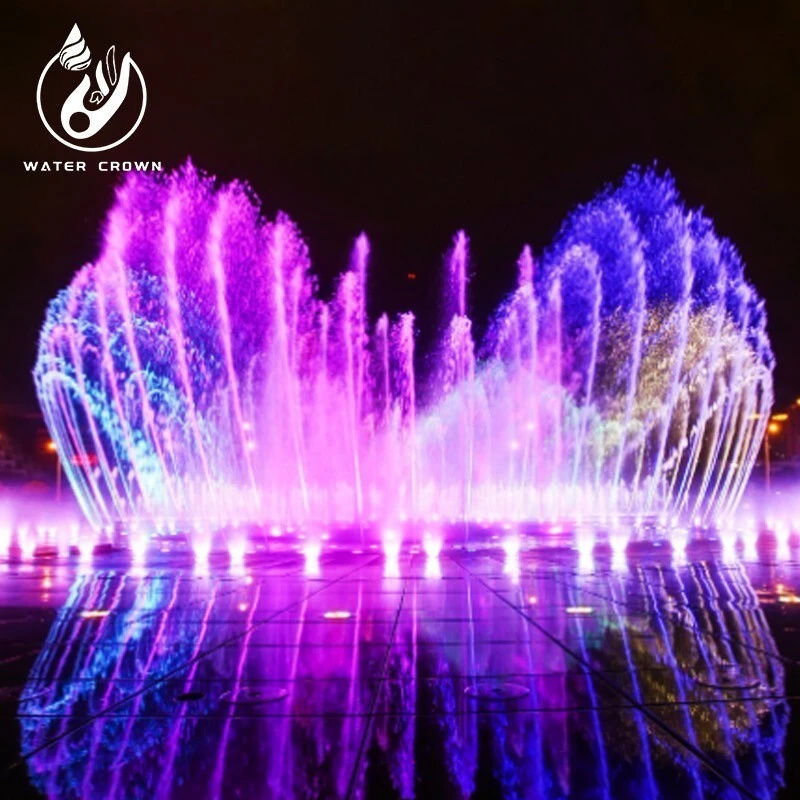 4D Musical Fountain with Interactive Effects Light Sound & Sensory Show 1