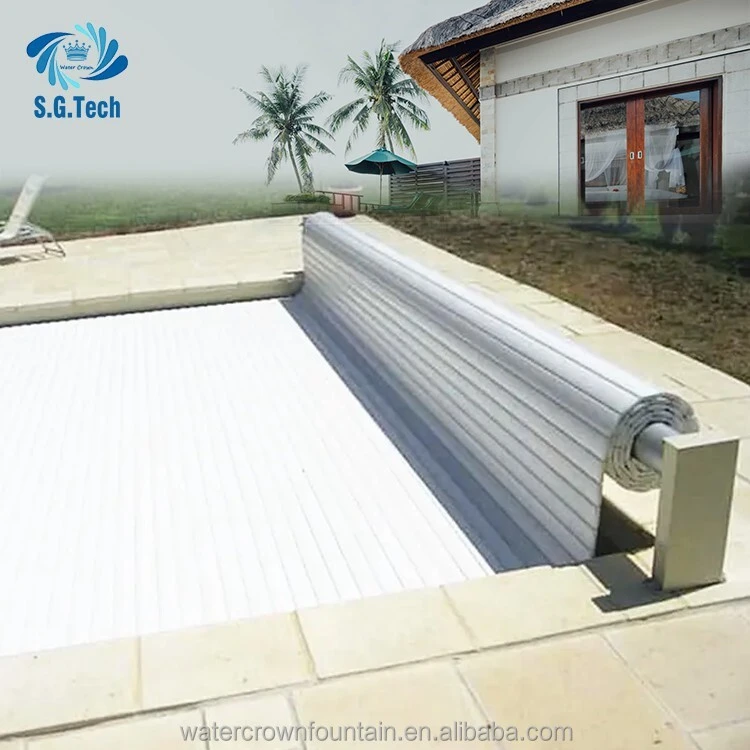 Cubierta de seguridad de la cubierta de piscina automática de alta calidad cubierta de PC 1