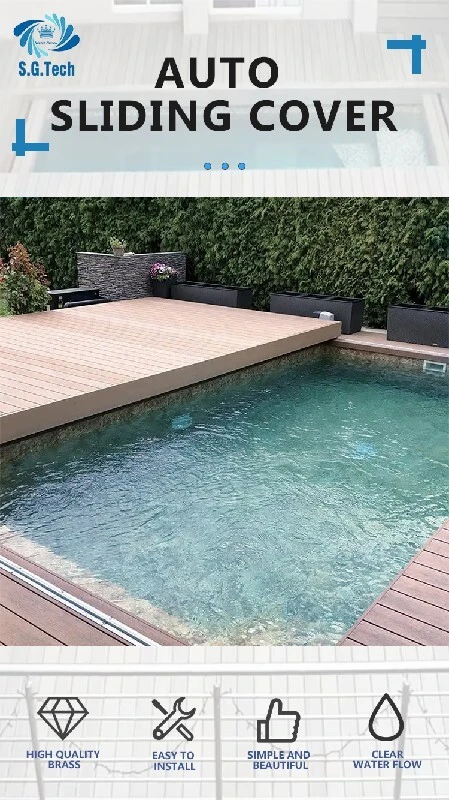 Pisque souterraine Piscine de couvre-glissement automatique personnalisée - Fabricant de la couronne d'eau 1