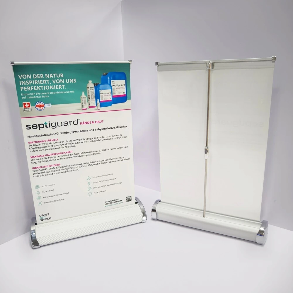 Anpassbare Roll -up -Banner für Ausstellungswerbung 1