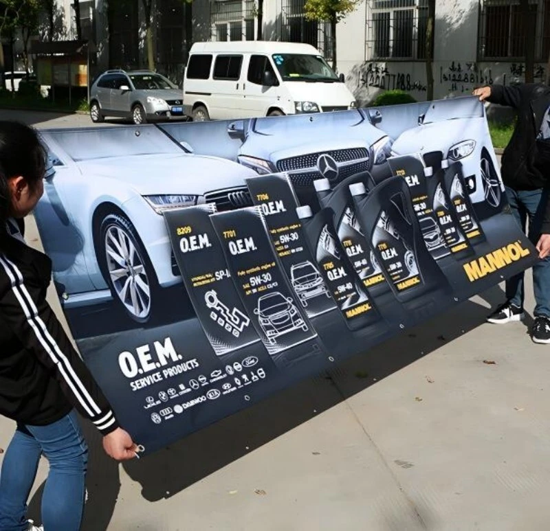 Custom Outdoor/Indoor/Windproof Mesh Banner Fabric Cloth for Advertising 1