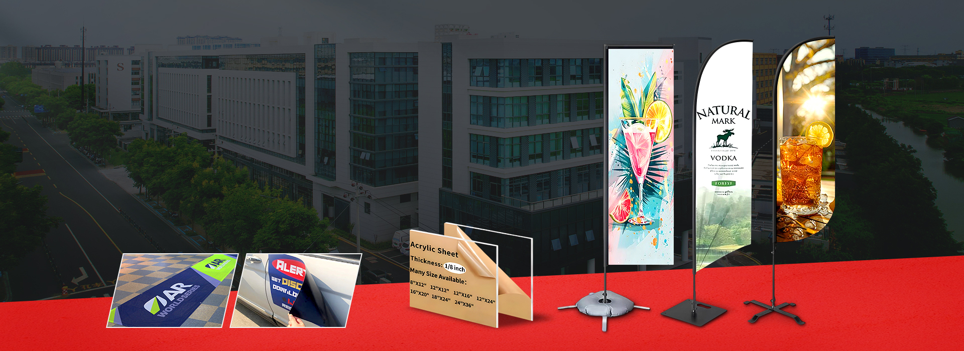 Liyuan Digital specialized in banner, sticker for 17 Years