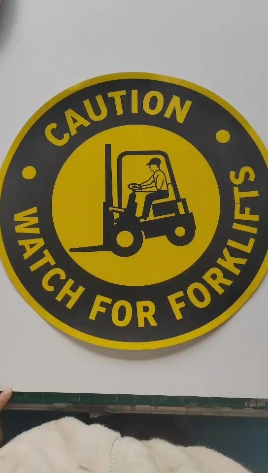 Custom Logo Anti-Slip Floor Decal Durable PVC Vinyl Graphics for Indoor Outdoor Advertising 1