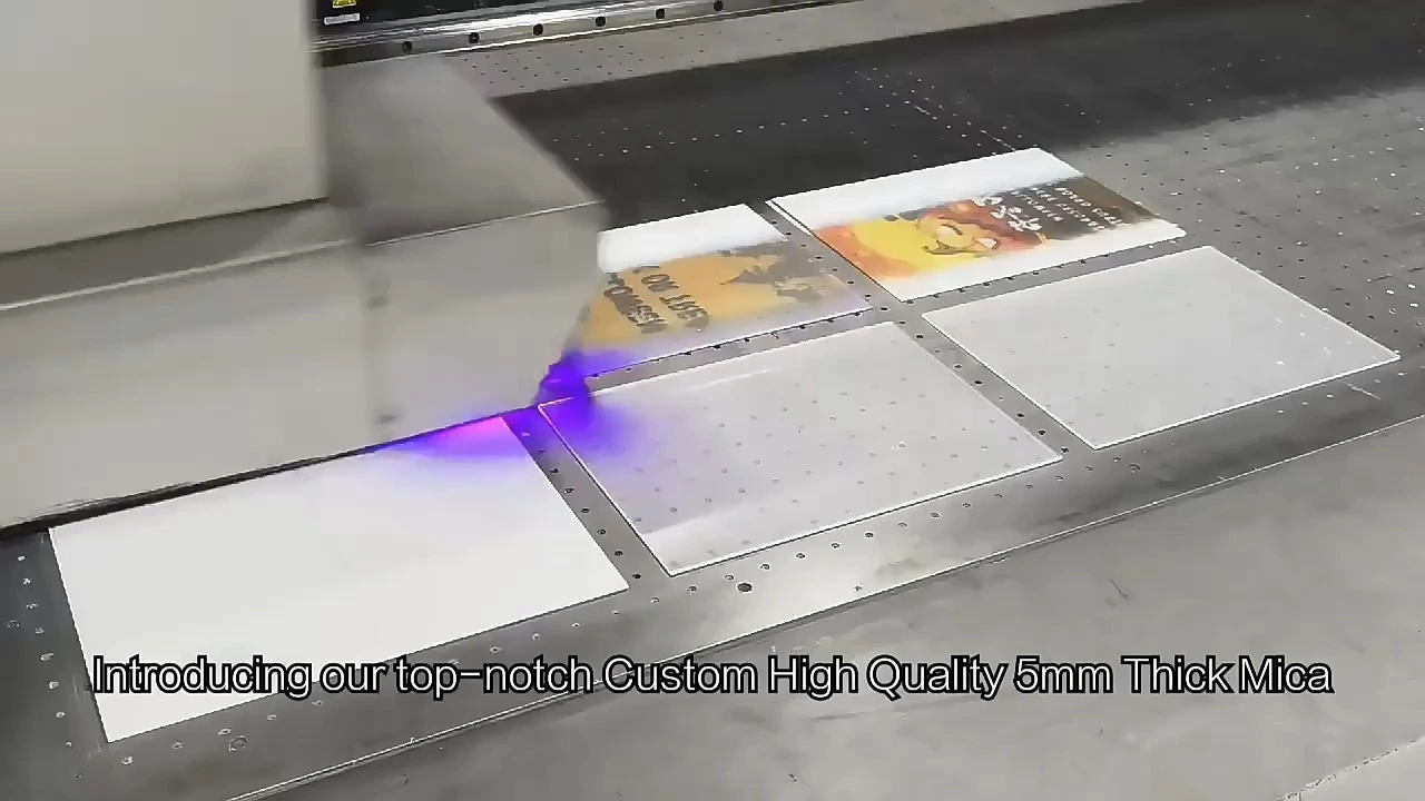 Custom UV Printed Acrylic Photo Panels Clear Acrylic Sheet Printing for Signage Display 1