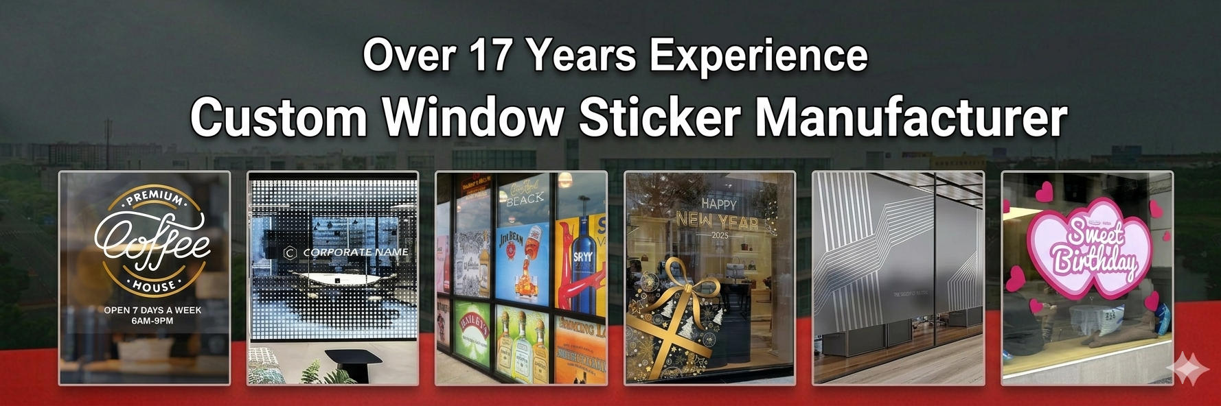 Liyuan Digital specialized in banner, sticker for 17 Years