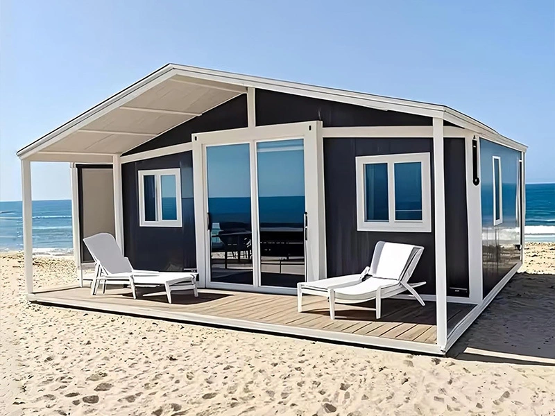 Mobile living container modular apartments steel structure prefab house vacation 1