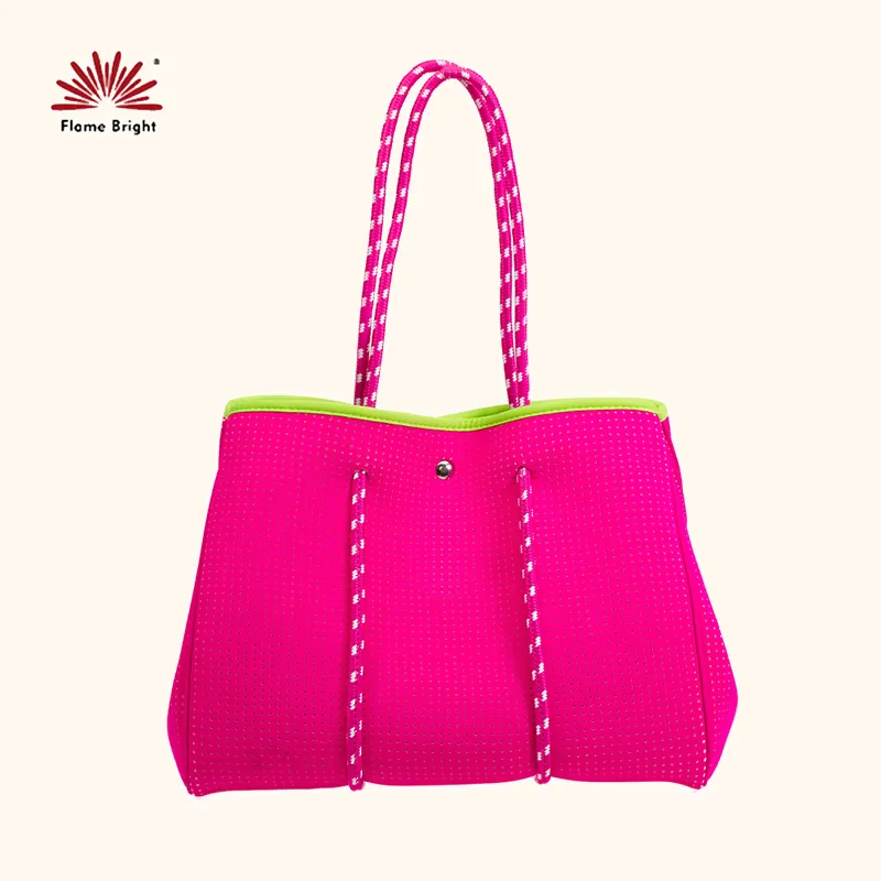 Large Neoprene Beach Bag by Flame Bright 3