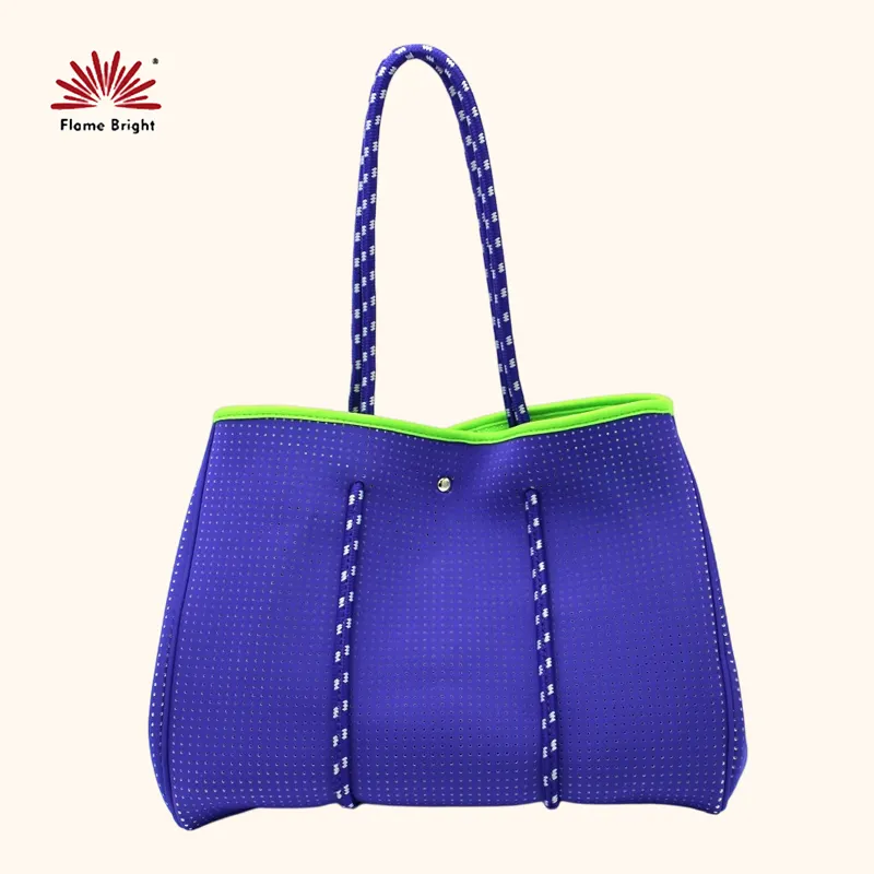 Large Neoprene Beach Bag by Flame Bright 2