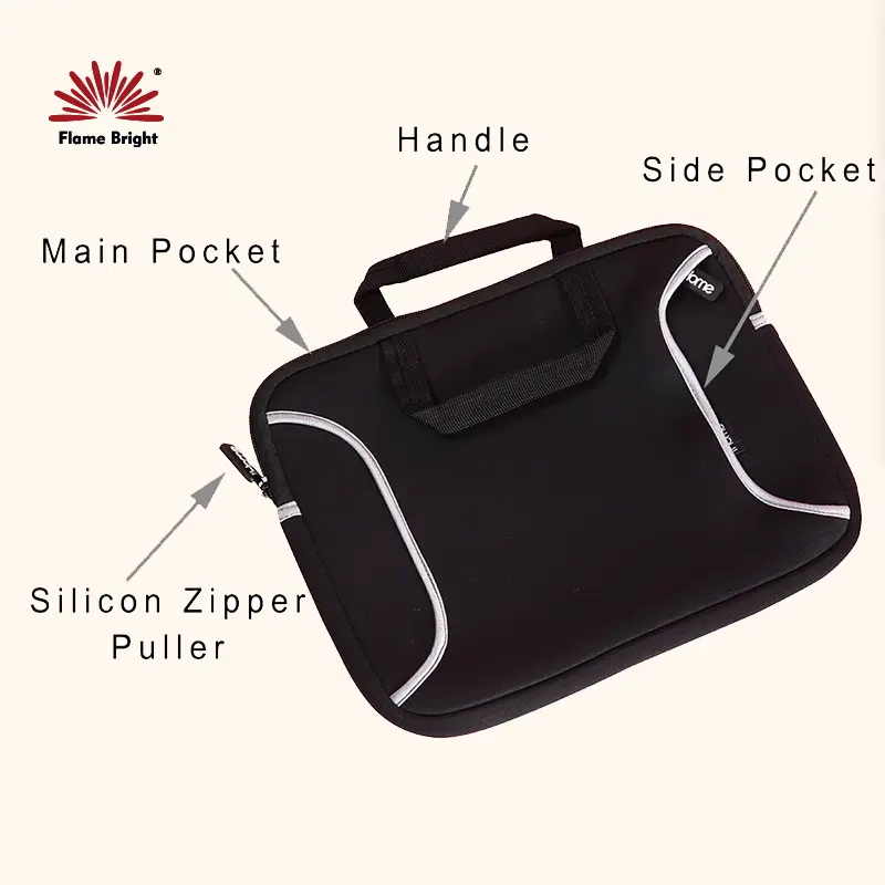 Flame Bright Neoprene Laptop Sleeve with Handle China Company 5