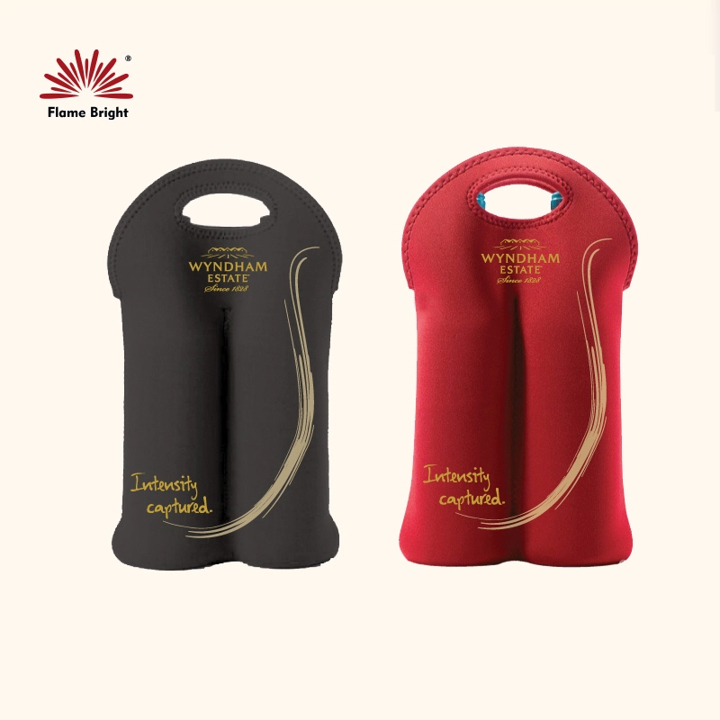 3mm ZIG-ZAG Sewing Neoprene Silkscreen Printing Wine/beer bottle(s) Sleeve 1