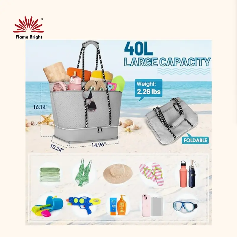 Beach Bag Neoprene Beach Bag Tote Suppliers 3