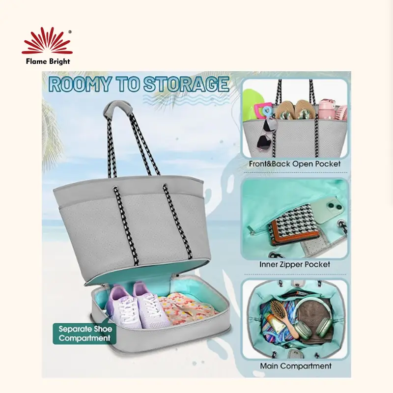 Beach Bag Neoprene Beach Bag Tote Suppliers 5