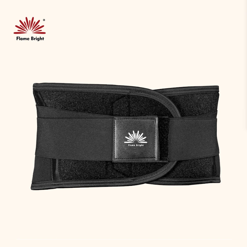 Ceinture de soutien au dos en néoprène avec sangle de renforcement élastique et support lombaire 1