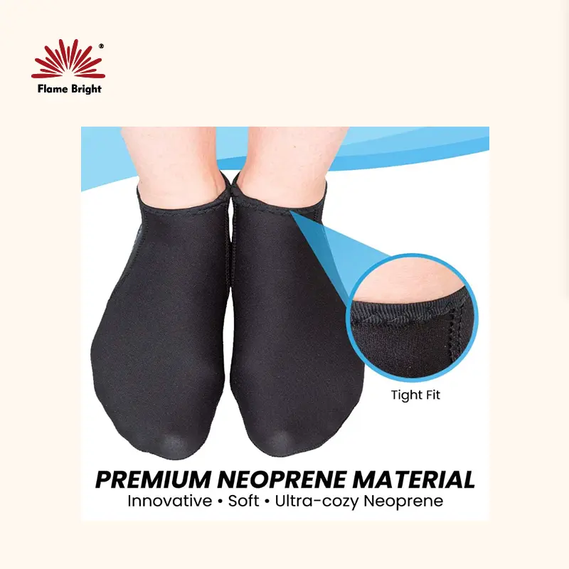 Neoprene Supplier the Specific Price Needs to Be Calculated Based on the Thickness of the Material and the Type of Fabric Laminated on the Surface. Neoprene Boots &Shoes Wholesale - Flame Bright 2