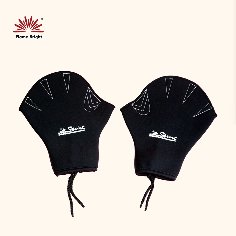 3mm thickness neoprene swimming gloves with textured neoprene 1