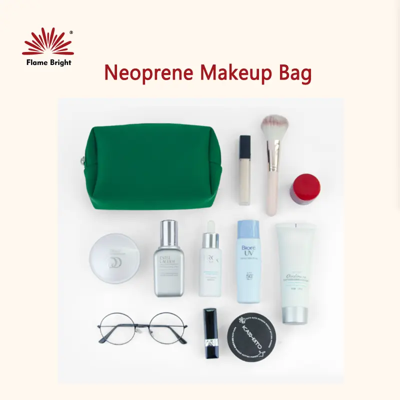 Flame Bright Cosmetic Bag Manufacturer the Specific Price Needs to Be Calculated Based on the Thickness of the Material and the Type of Fabric Laminated on the Surface. Cosmetic Bag Manufacturer Supply 5