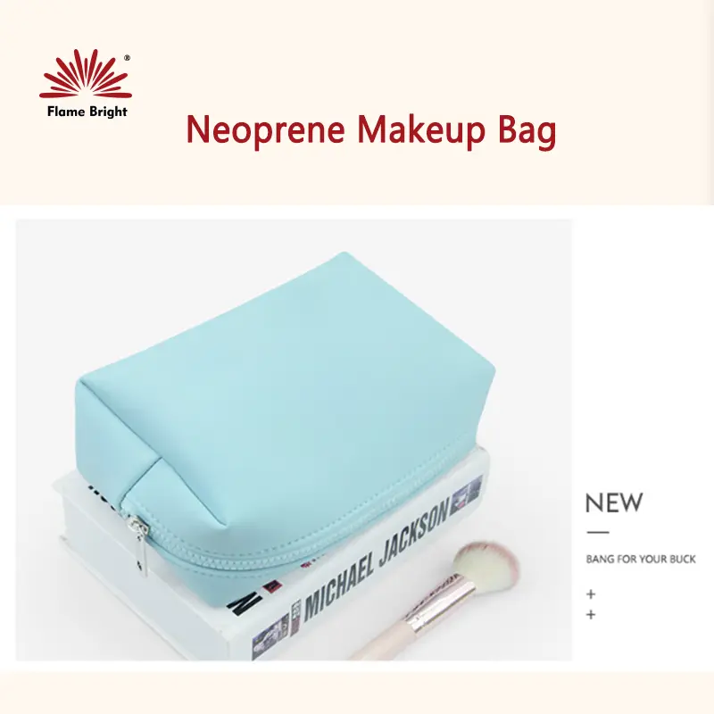 Flame Bright Cosmetic Bag Manufacturer the Specific Price Needs to Be Calculated Based on the Thickness of the Material and the Type of Fabric Laminated on the Surface. Cosmetic Bag Manufacturer Supply 6