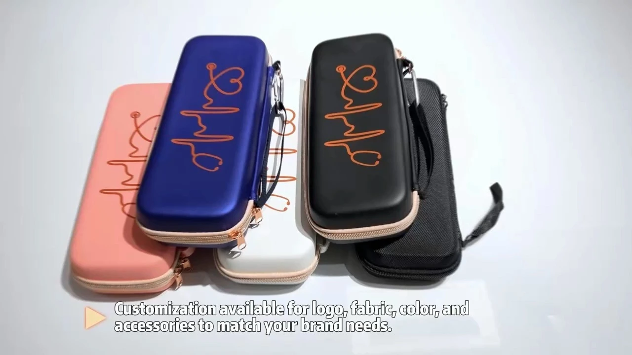 Custom Waterproof Mix Color Medical Storage Box Stethoscope Carrying Case EVA Nurse Accessory Tool Large Capacity Carry Bags 1
