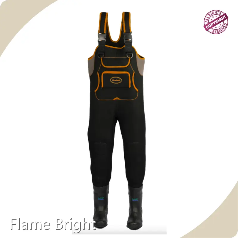 Neoprene Waders for Fishing by Flame Bright 1