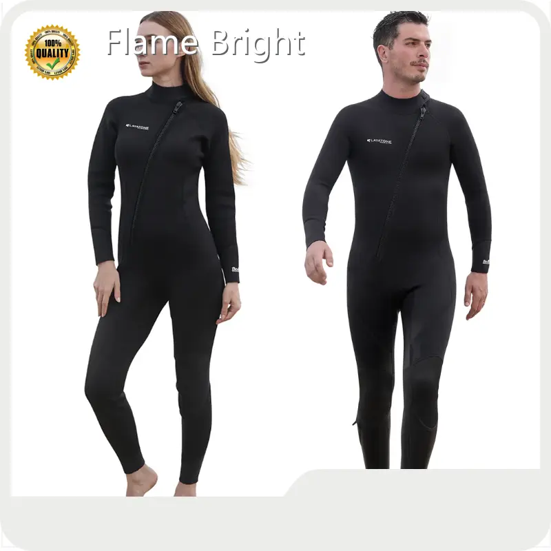 Flame Bright Neoprene Swimsuit Neoprene Swimsuit Company 1