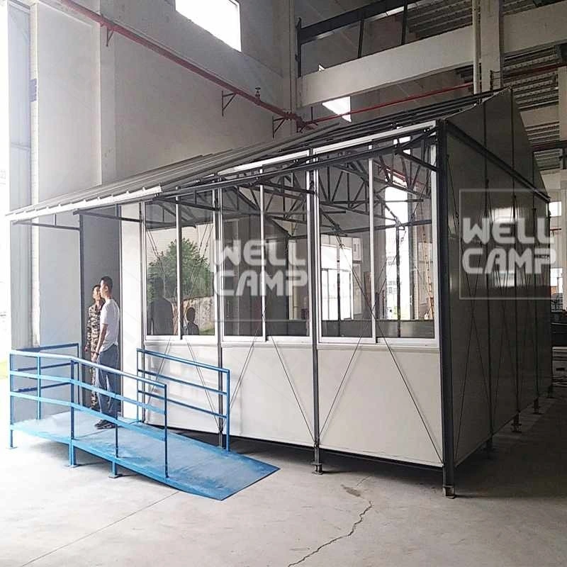Prefabricated K House for Classrooms & Accommodation Custom Mobile Rooms Prefab House With Steel Base -K01 1