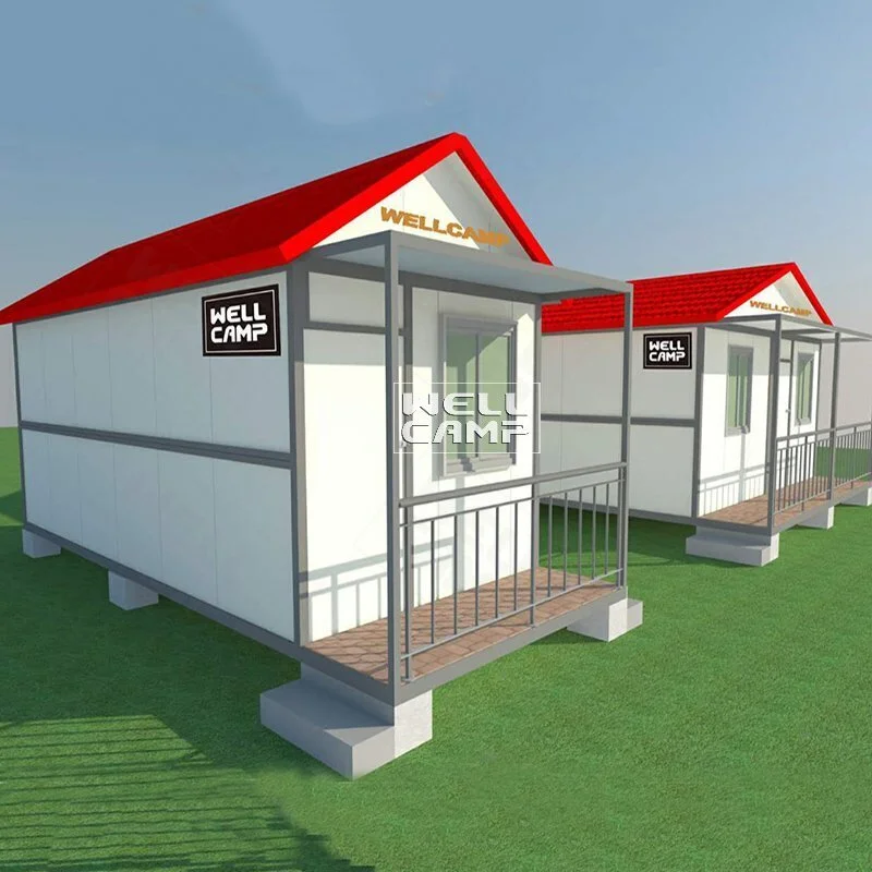 One Bedroom Fireproof Prefab Folding Container House Villa for Holiday Resort Cost Of Prefabricated Houses  -V11 1