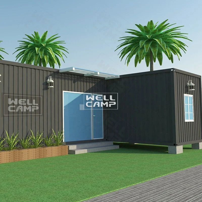 L Type Removable Fireproof Sandwich Panel Prefab Container Resort Villa Prefabricated Houses China Price -V05 1