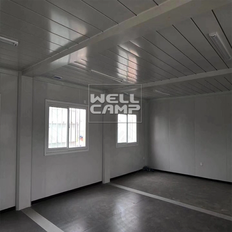 Wellcamp easy installation one floor flat pack container for office & class room & restaurant luxury manufactured homes 1