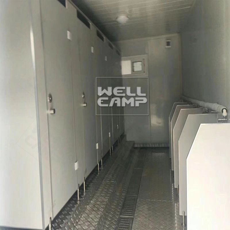 Wellcamp portable toilet with shower room flat pack container design portable toilets for indoor use 1