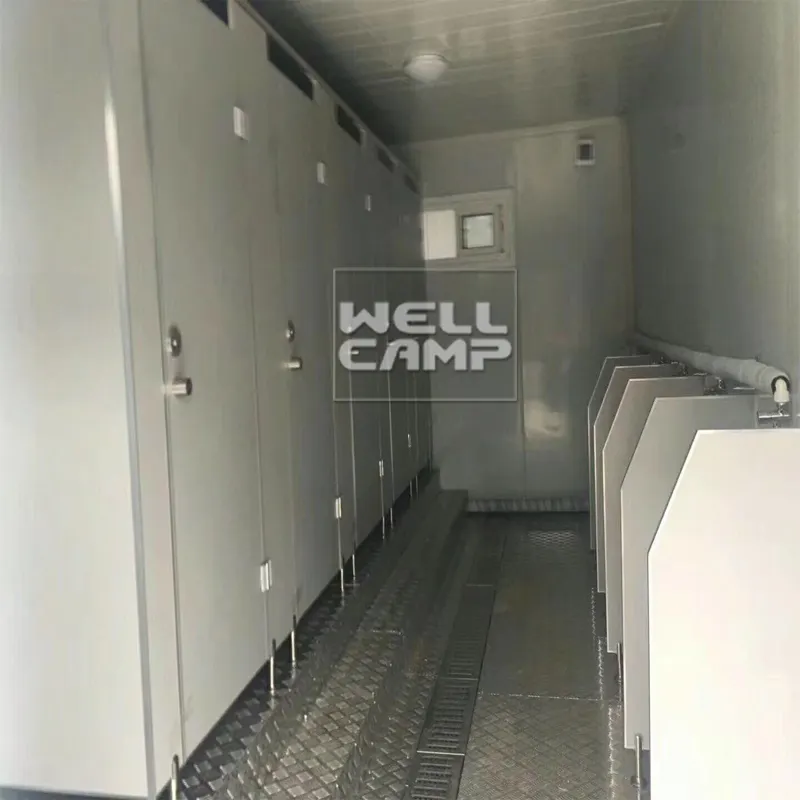 WELLCAMP Wellcamp portable toilet with shower room flat pack container design Flat Pack Container House image6