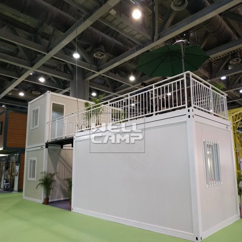 Large Manufactured Homes New Design Prefabricated Flat Pack Sandwich Container House Modern Prefab-P06 1
