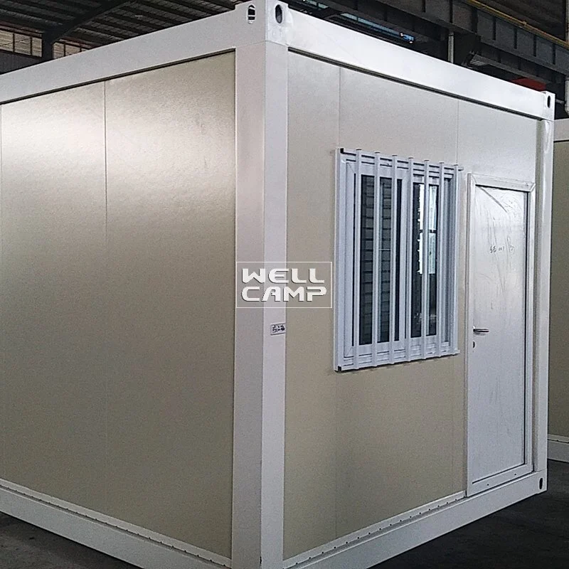 Modular Easy Installation Fireproof Flat Pack Container Tiny House Double Wide Manufactured Homes-P01 1