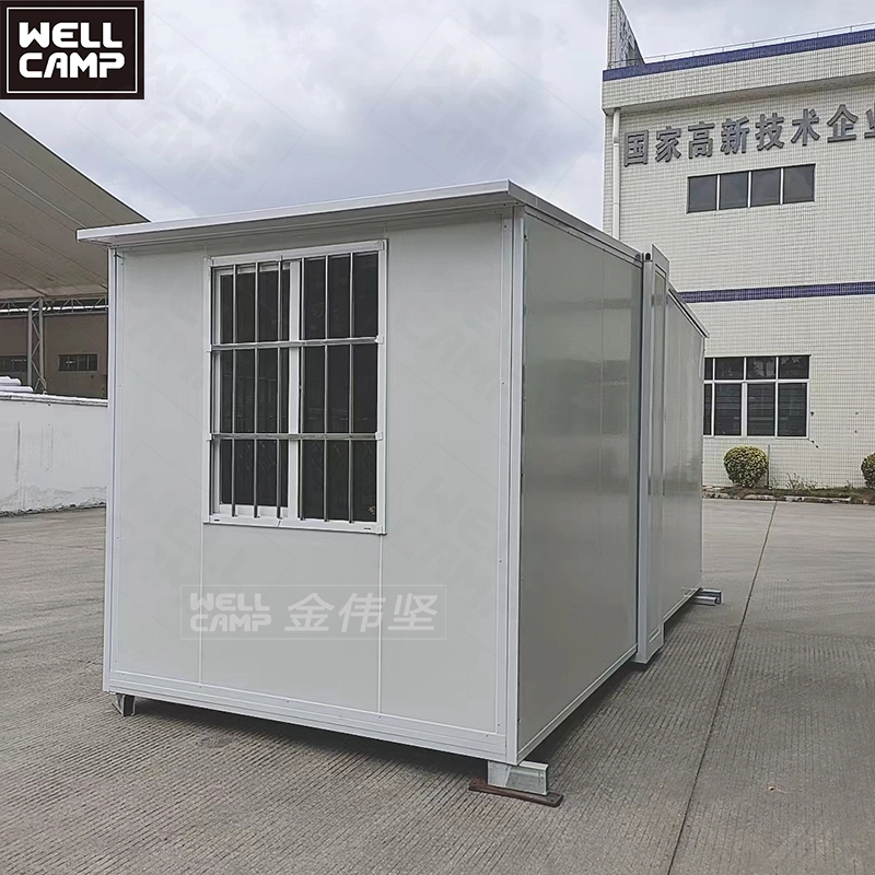 WELLCAMP Cheap expandable tiny house fast install movable foldable container houses fashion prefab homes office 1