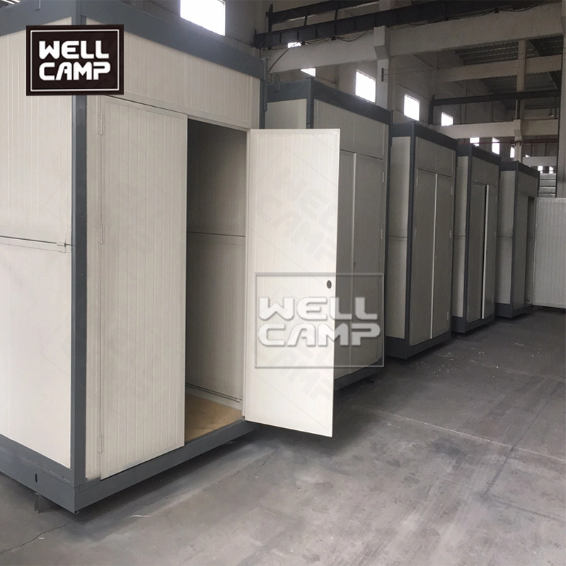 Double door  folding container house with forklift hole ISO modified 20ft foldable container office 1