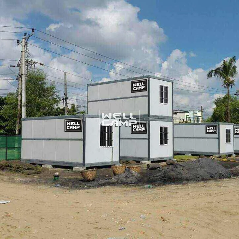 Prefabricated IEPS Sandwich Panel Foldable Container House Single Wide Mobile Homes For Sales- F02 1