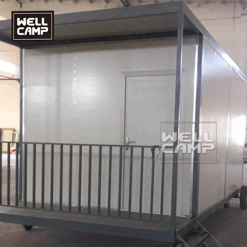 Wellcamp mobile detachable container house with wheels for fire department custom built mobile homes 1
