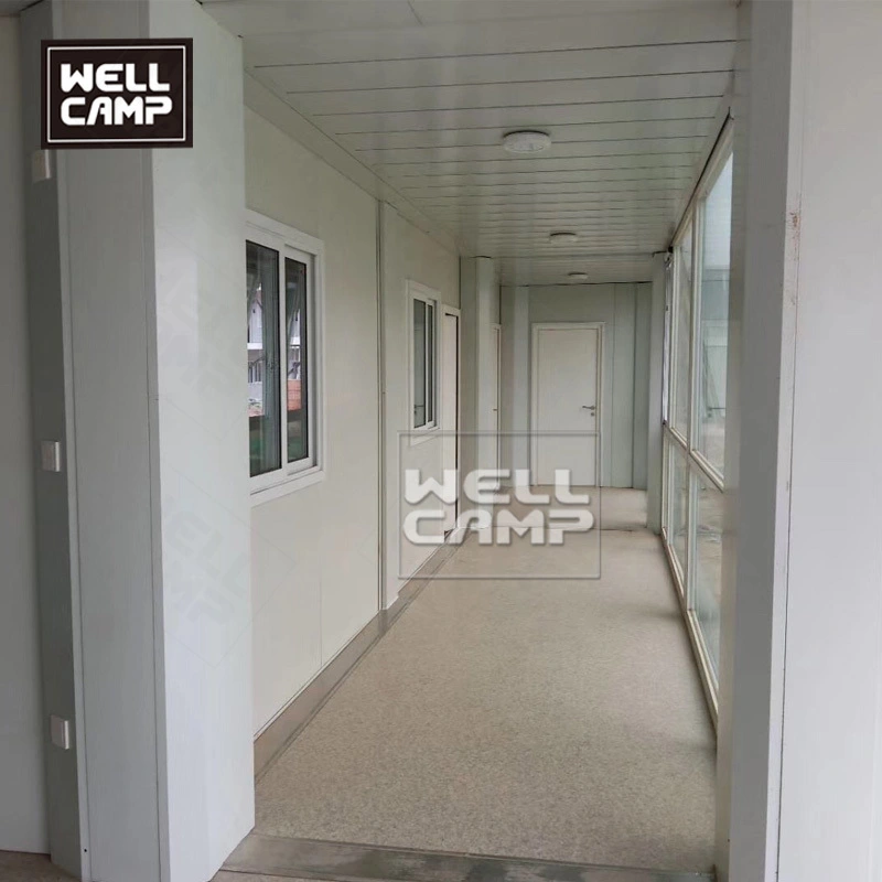 Wellcamp multi function flat pack container house use for office and design the toilet rooms in the building 1