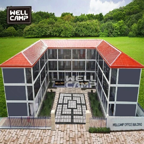 U style flat pack container house for villa and three floors modular house for homes vacation apartment for sale 1