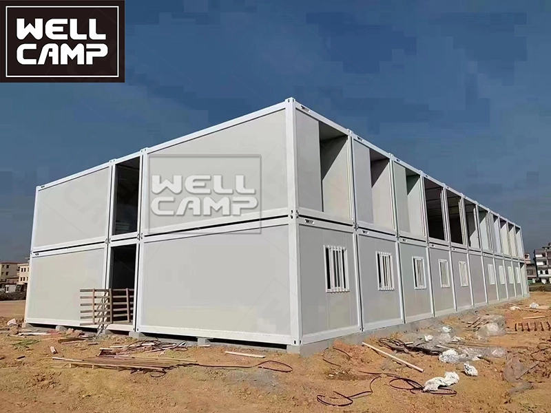 WELLCAMP city flat pack container office steel frame house Economic 20ft 40ft modern modular homes 1