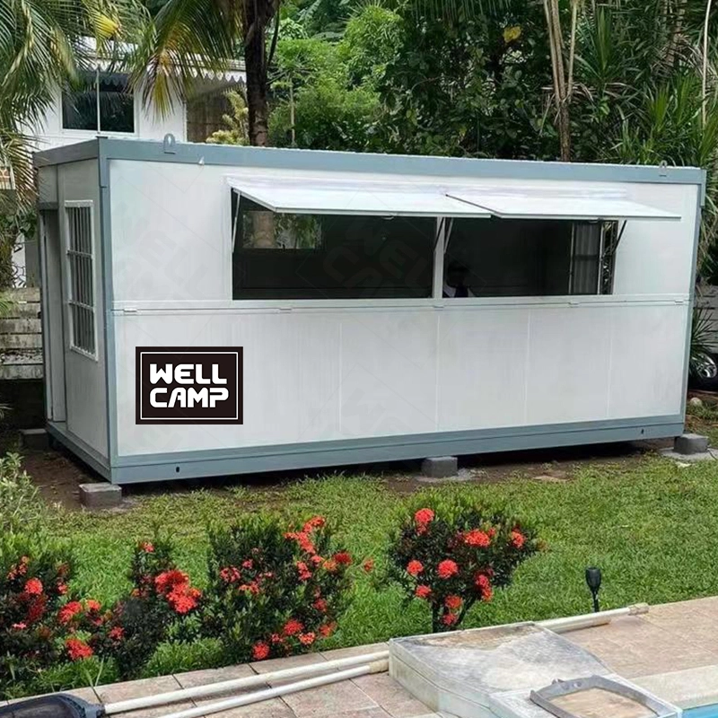Factory Prices Folding Container House Fully Assembled Modular prefab Foldable Shop With High Quality 1