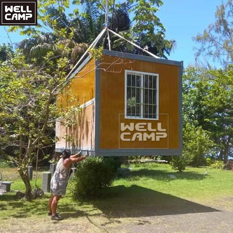 High Quality 20ft Steel Structures Folding Living Prefab Modular Homes Stackable Foldable Container House 1