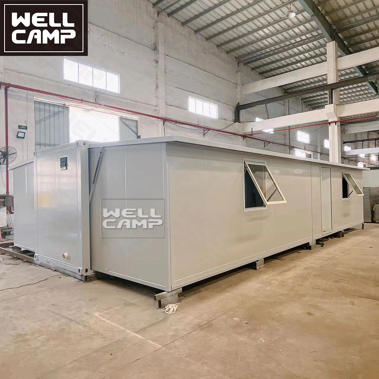 Four bedrooms one hall 20 40ft expandable container house prefab folding container homes for sale Prefab Houses 1