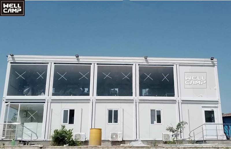 WELLCAMP durable prefab houses detachable container office modular mobile container house villa 1