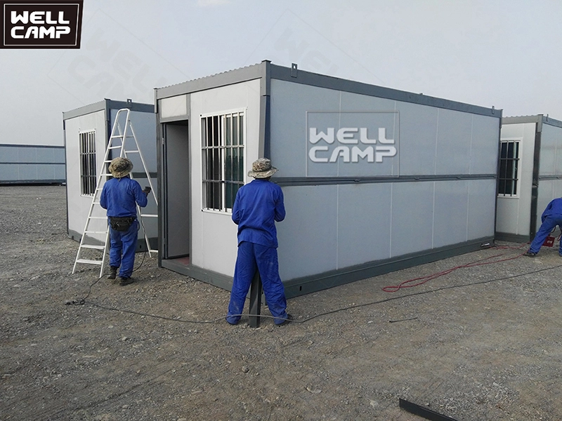Top one Wellcamp folding container house affordable durable foldable container home quick assembled 1