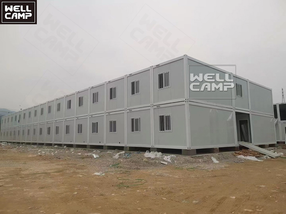 WELLCAMP modular flat pack home office classroom hospital reception hotel dormitory container house tiny house prefab houses 1