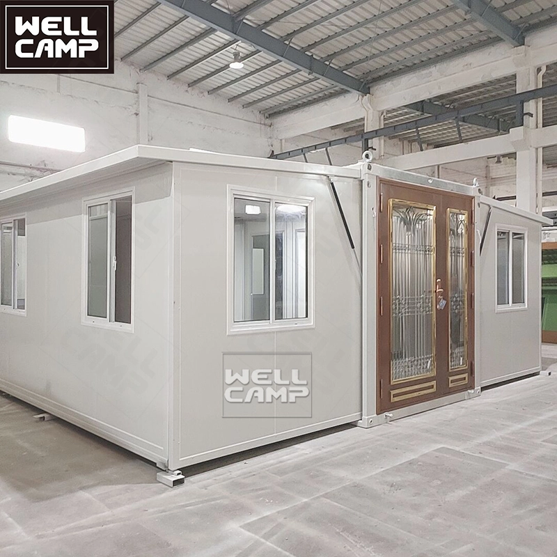 New fashion 20ft 40ft expandable container house durable foldable prefab steel houses hot sale modern home 1