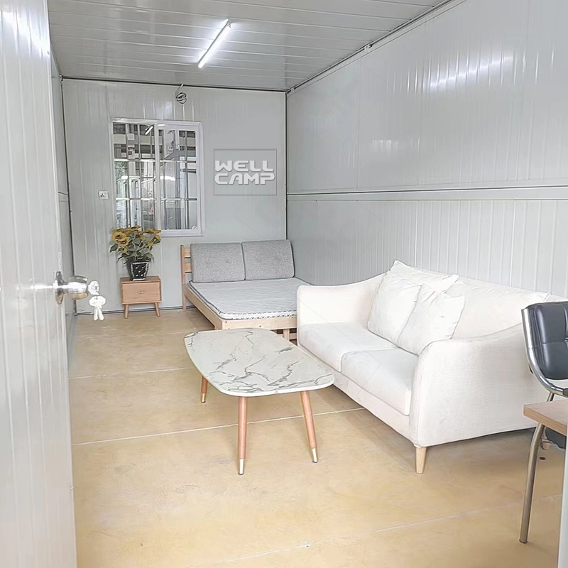WELLCAMP china folding container house storage prefab homes 20ft shipping temporary labor camp for Isolation Room 1