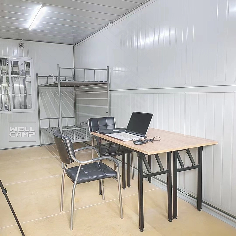 WELLCAMP folding container dormitory china prefab home manufacturers strong foldable house design 1