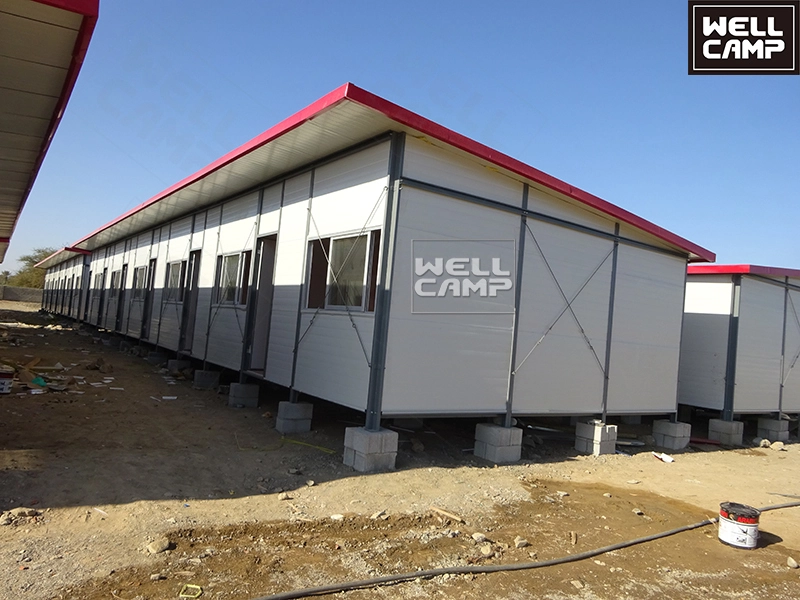 WELLCAMP Affordable Durable Knockdown House Prefabricated Modular K House Economical Mobile Labor Camp Large Homes 1